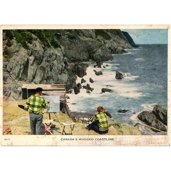 Canada's Rugged Coastline Postcard - Picture 1 of 2